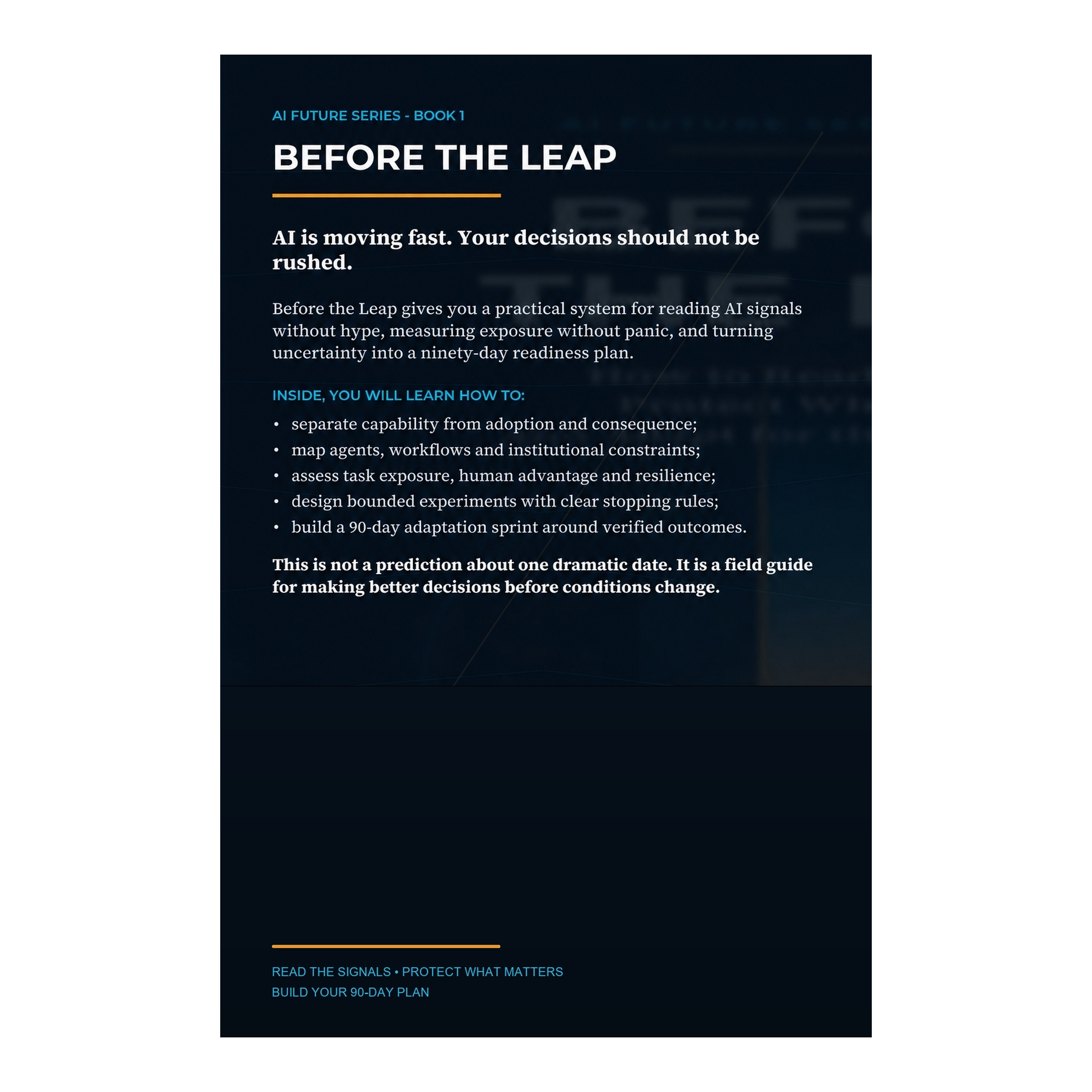 AI Future Series · Book 1 — Before the Leap — Digital Edition
