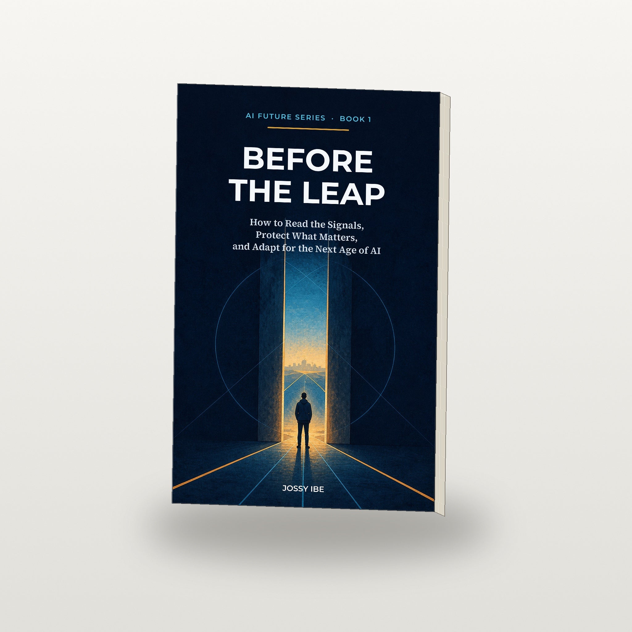 Before the Leap realistic exact-trim 5:8 book mockup