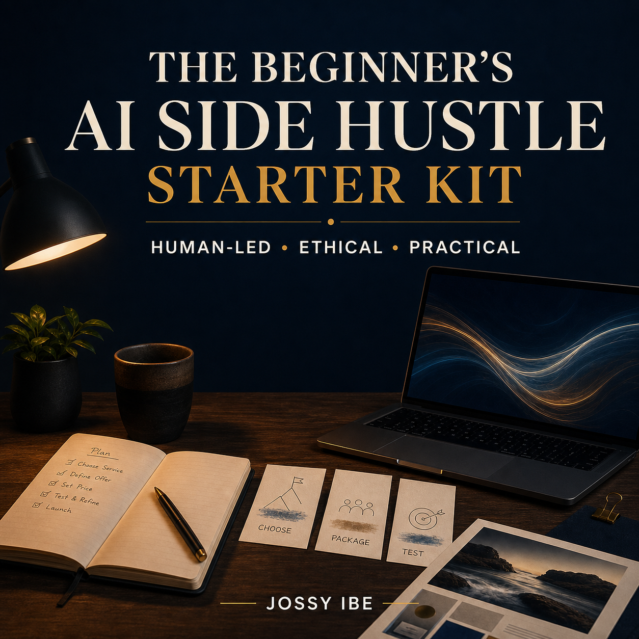 The Beginner's AI Side Hustle Starter Kit square promotional image