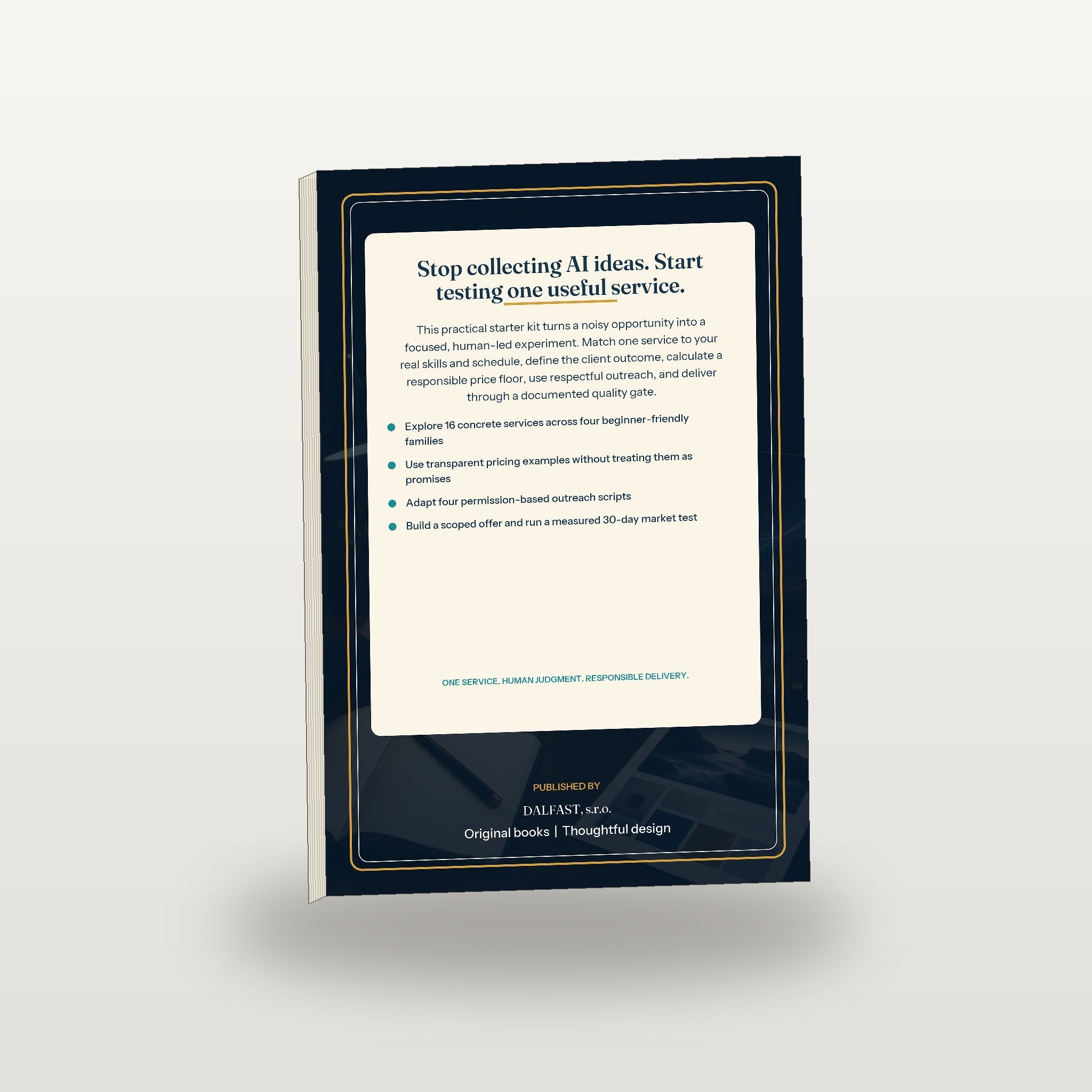 The Beginner's AI Side Hustle Starter Kit back cover