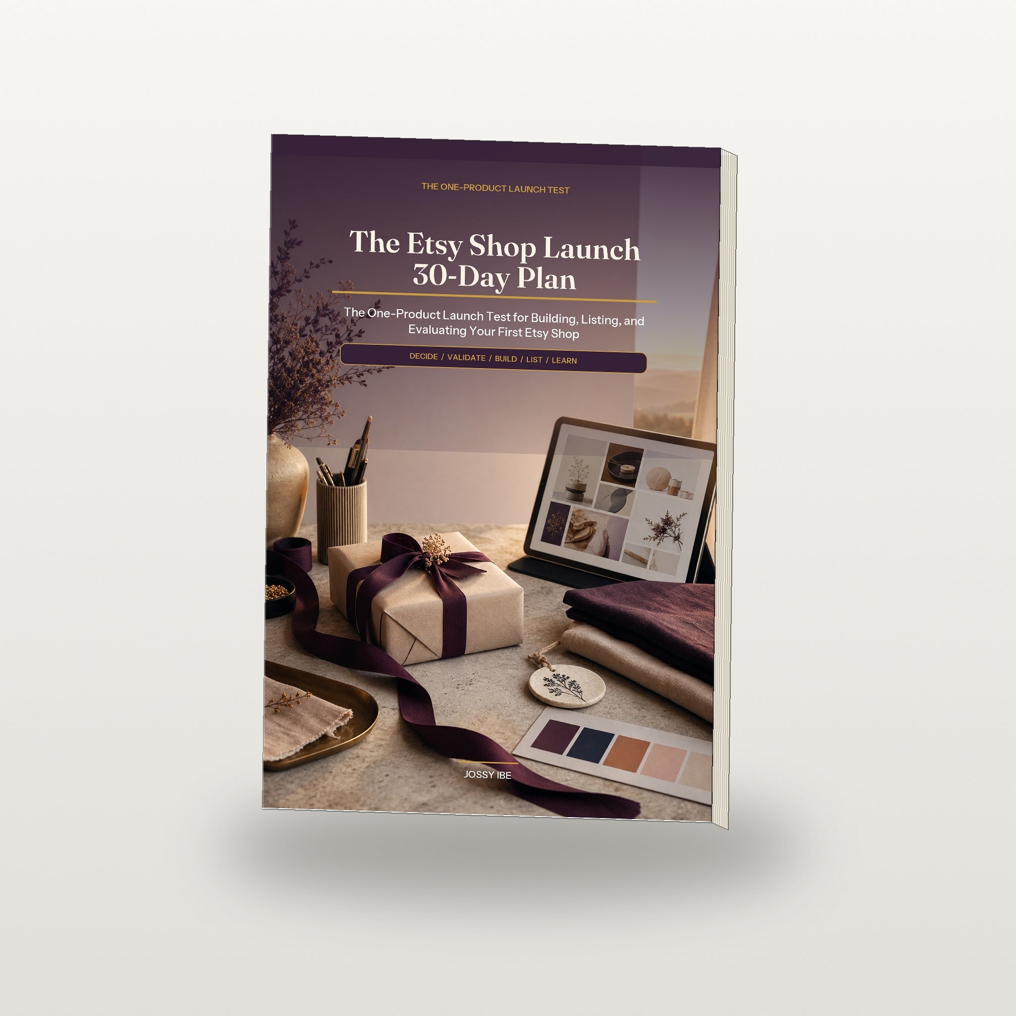 The Etsy Shop Launch 30-Day Plan front cover