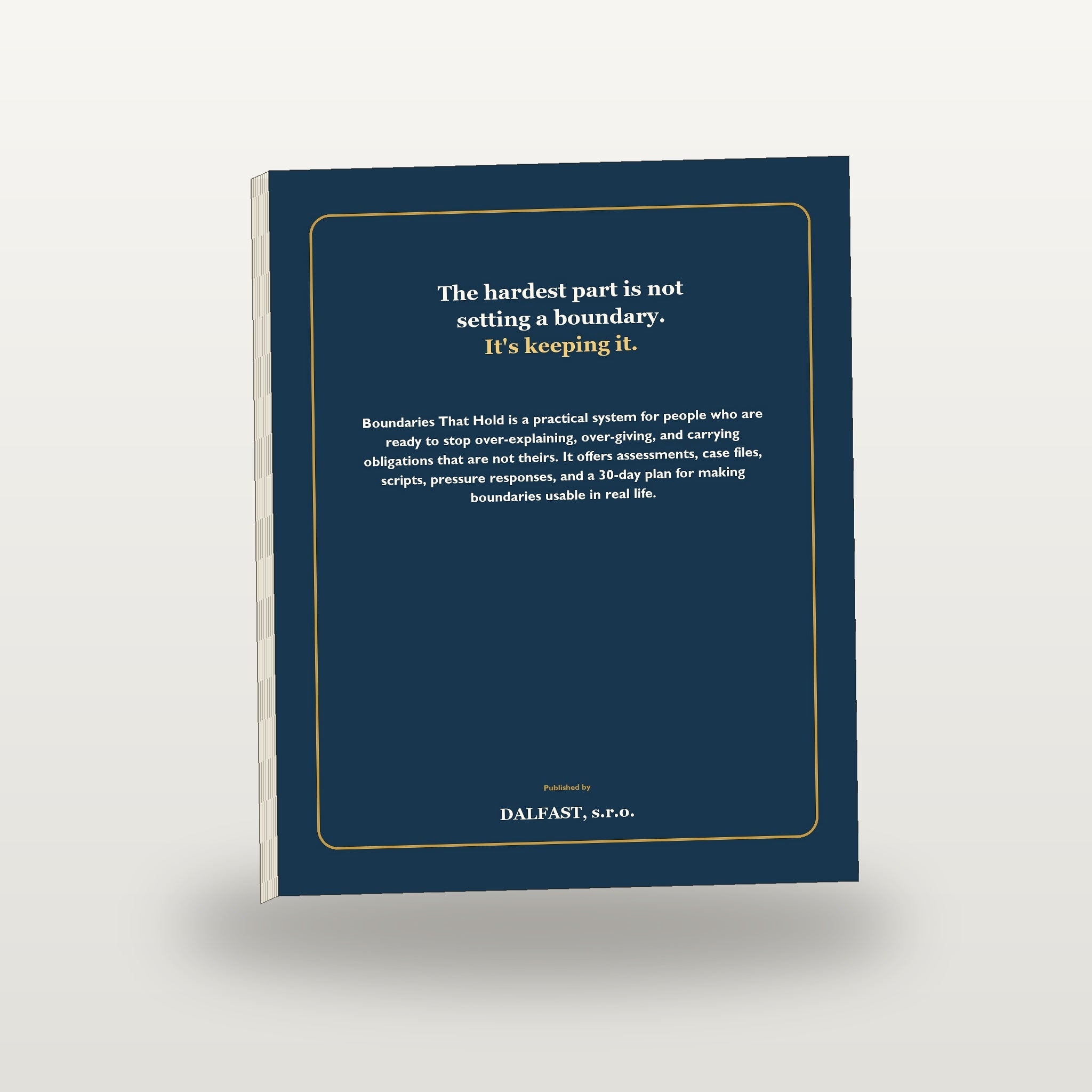 Boundaries That Hold back cover