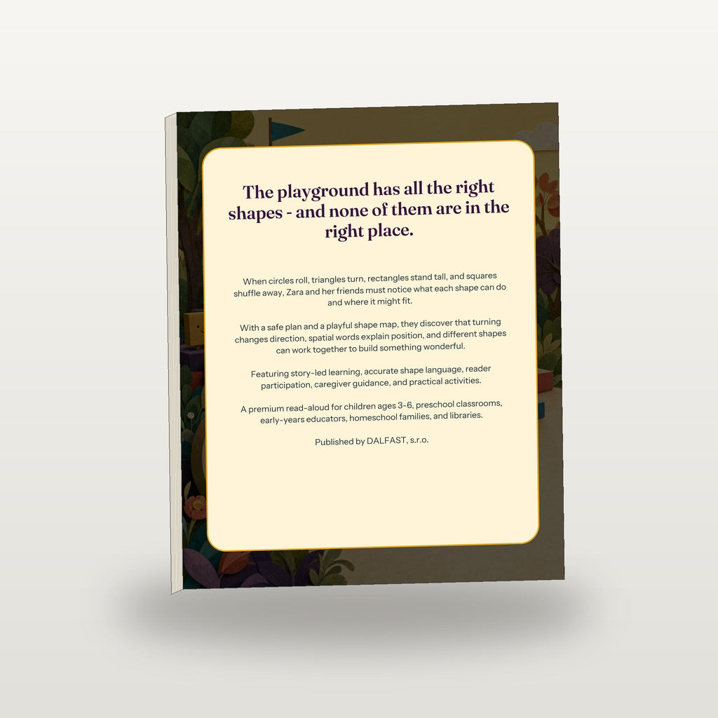 The Shape-Shifting Playground back cover