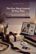 The Etsy Shop Launch 30-Day Plan ebook cover